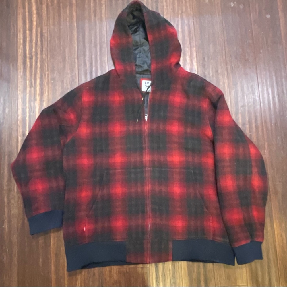 Levi’s Wool-Blend Men’s Buffalo Check Jacket (4X)